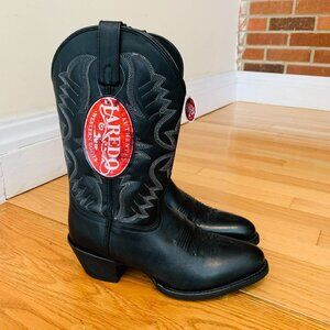 BRAND NEW Laredo Men's Birchwood Western Cowboy Boot Black 68450